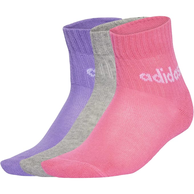 Adidas 5-pack kinder sokken roze - Maat 28/30