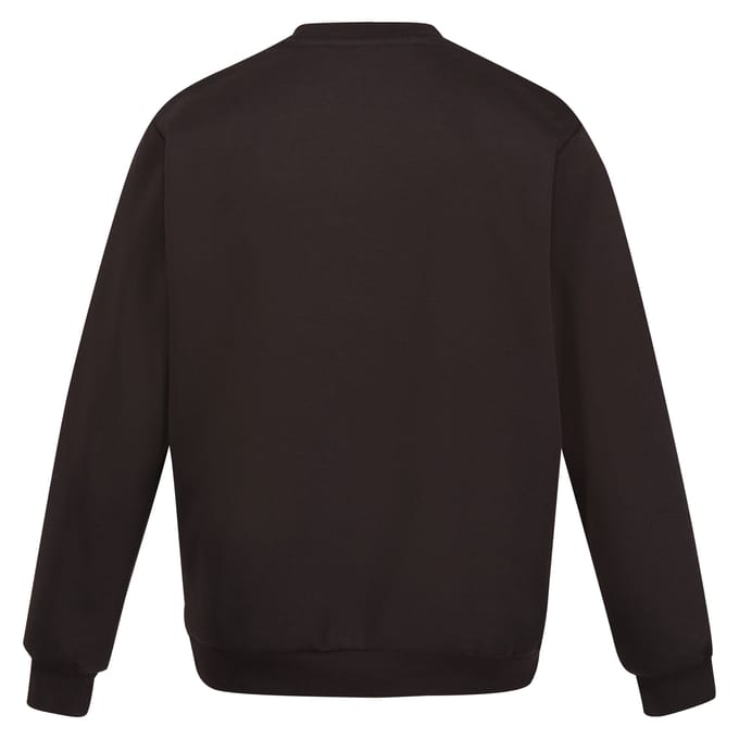 Regatta Heren Pro Crew Neck Sweatshirt (Zwart)