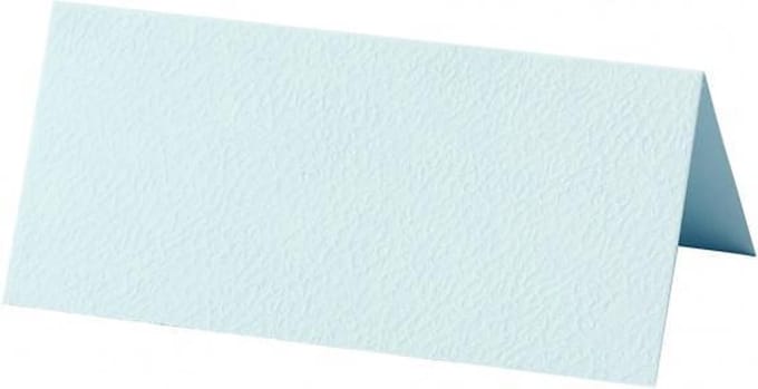Plaatskaarten, lichtblauw, afm 9x4 cm,  220 gr, 20stuks