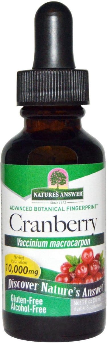 Cranberry, Alcohol-Free, 10000 mg (30 ml) - Nature's Answer