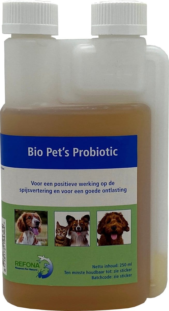 Bio Pet's Probiotic 250ml - probiotica voor hond en kat - voor goede spijsvertering en goede ontlasting