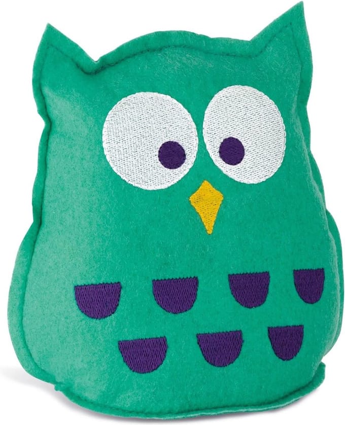 Luchtontvochtiger uil, luchtontvochtiger, polyester, 15 x 18 x 9 cm, turquoise 800096