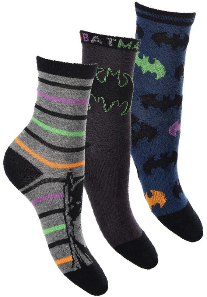 Batman - sokken Batman 3 paar- jongens- maat 23/26