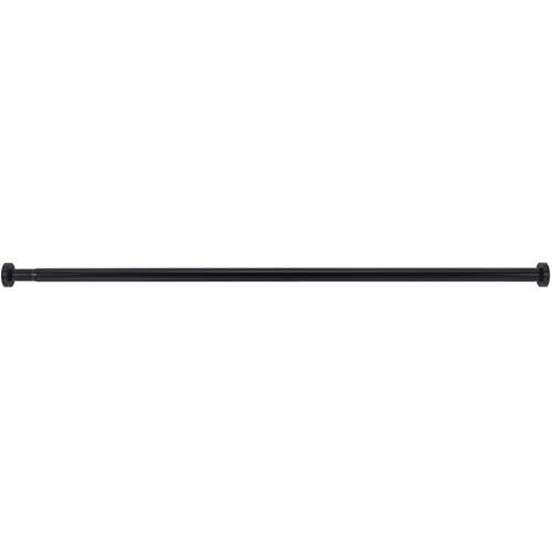 WENKO Telescopische douchestang Luz (Zwart, 110 - 185 cm)