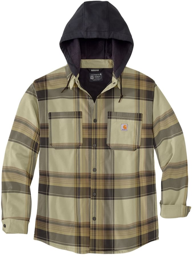 Carhartt Rugged Flex Flannel Hooded Overhemd -
