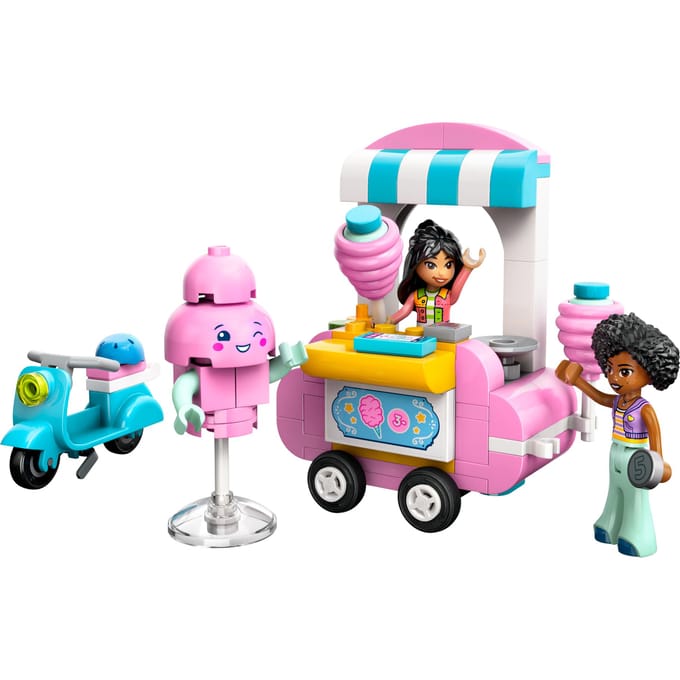 LEGO Friends Suikerspinkraam en scooter set 42643
