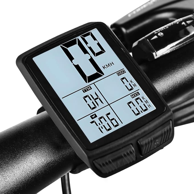 Kilometerteller Fiets - Snelheidsmeter - Fietscomputer Draadloos