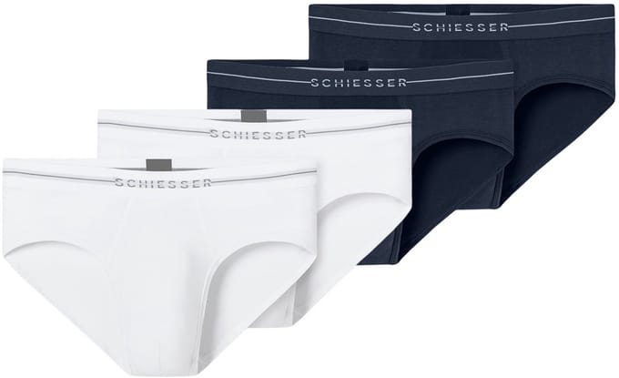 Schiesser Heren rio-slip / onderbroek 4 pack Cotton Flex