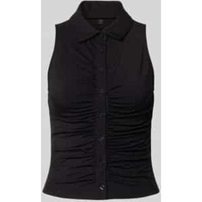 slim fit top van lyocellmix model 'Robyn'