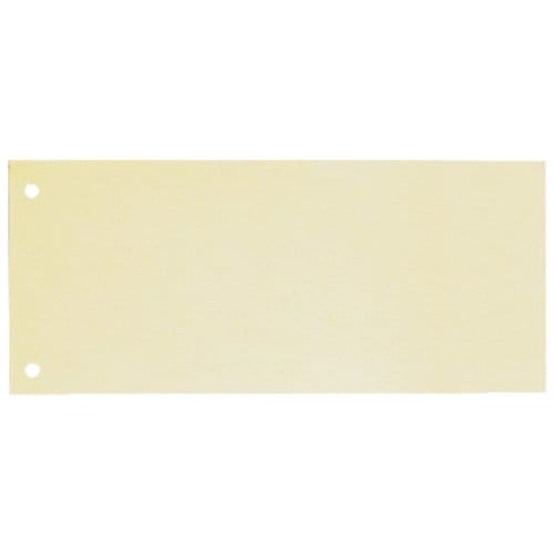 Scheidingsstrook Oxford smal 240x105mm 190gr geel 100 stuks