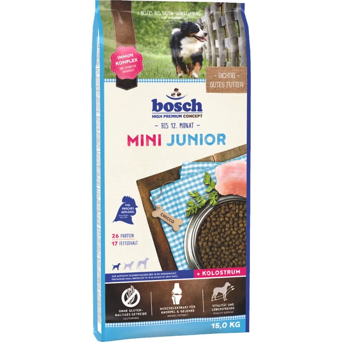 Bosch Mini Junior Hondenvoer - 15 kg