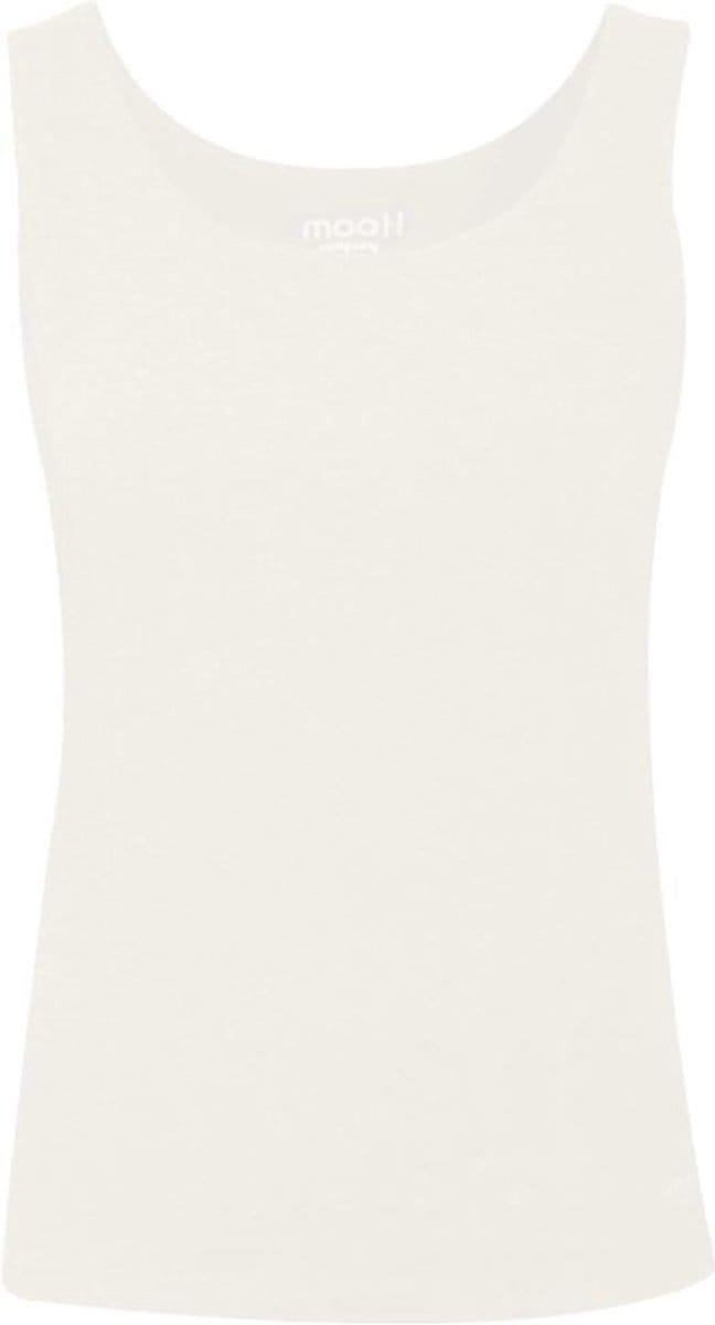 MOOI! Company - Basis Top Amelia  - Top met brede bandjes - Aansluitend model - Kleur  Ecru-S