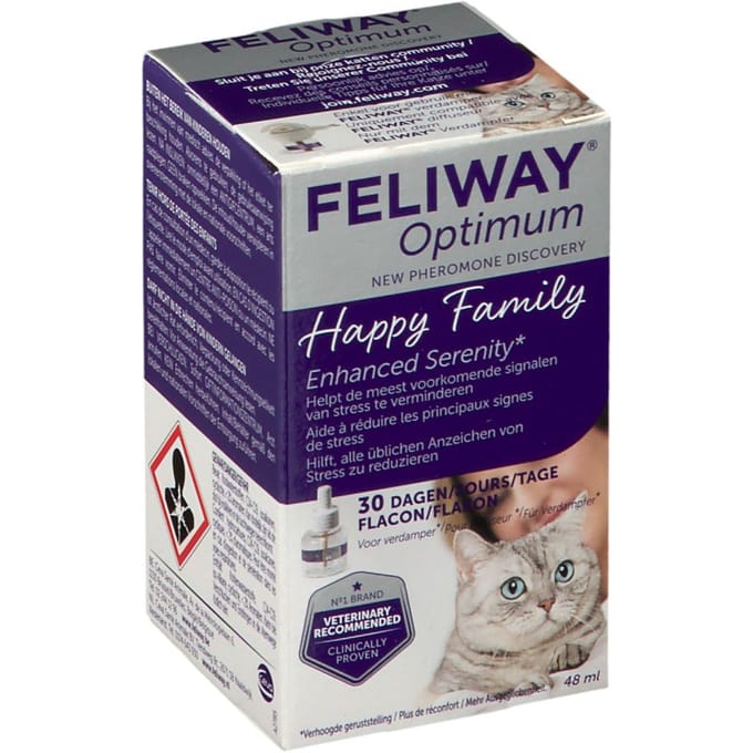 Feliway® Optimum Navulling 30 Dagen 48 Flesjes