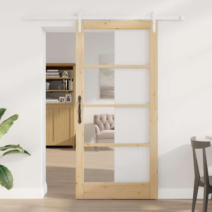 vidaXL - Schuifdeur - ORKDAL - Naturel - 93 - x - 202 - cm