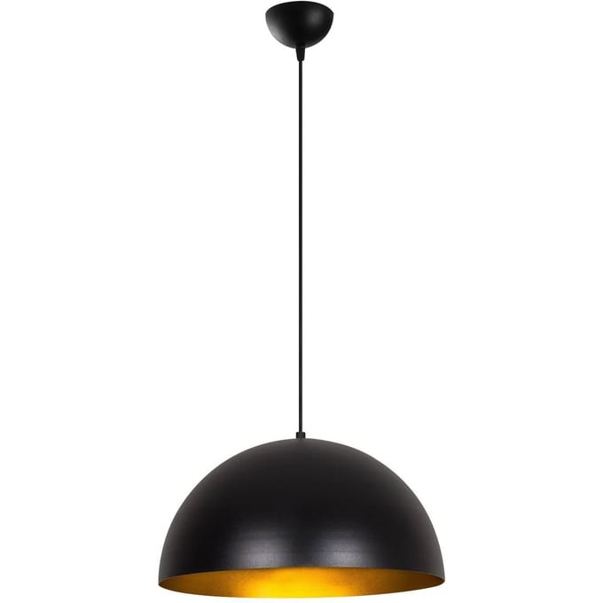 LedLoket Moderne hanglamp - 40 cm - Canti - Zwart/Goud