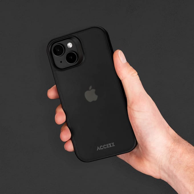 Accezz Hoesje - Geschikt voor Xiaomi Redmi Note 11 Pro - Frosted Backcover - Zwart