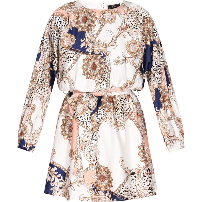 Faina jurk Dames blauw