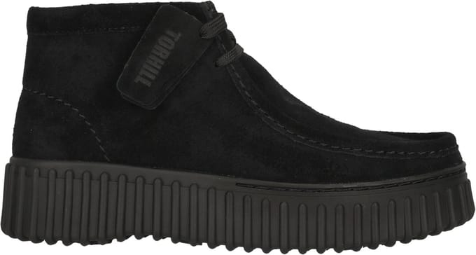 CLARKS Schnürschuhe Torhill Moss Black