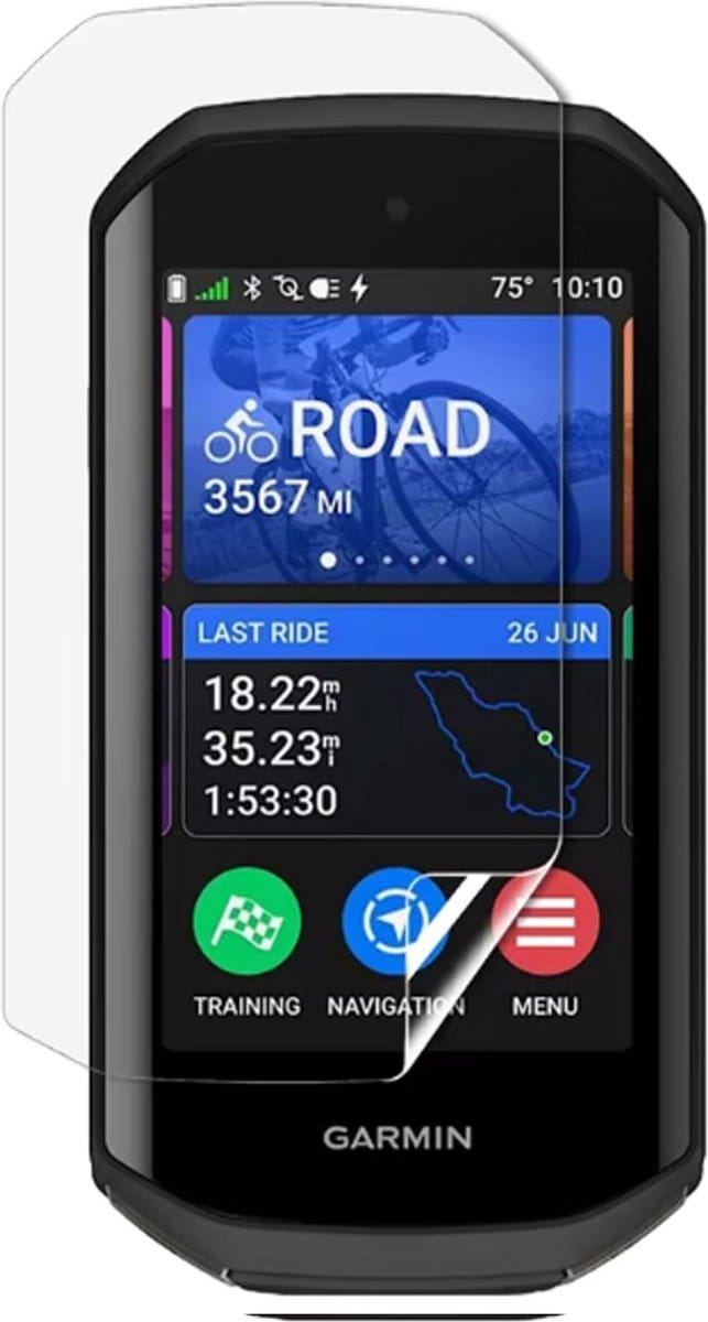 Screenprotector Geschikt Voor Garmin Edge 1050 - Volledige Cover - Hoge Kwaliteit Plastic Screen Protector - TPU - 1 Stuks - TechDefend