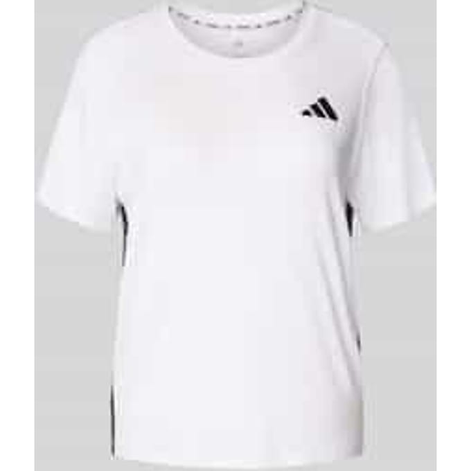 Adidas Train Essentials 3 Stripes Workout T-shirt Met Korte Mouwen Wit XS Vrouw