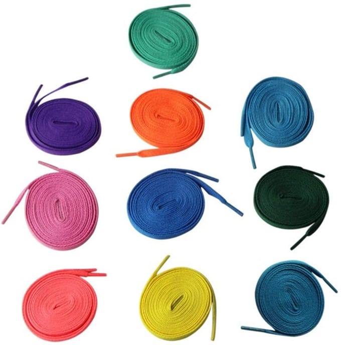 Store_8 - platte schoenveters - gekleurde schoenveters - ideaal voor