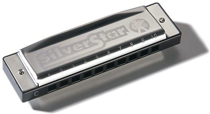 Hohner Silverstar Mondharmonica C - Prijs/kwaliteit - Beste starter mondharmonica - Ook geschikt voor kids - met begeleiding