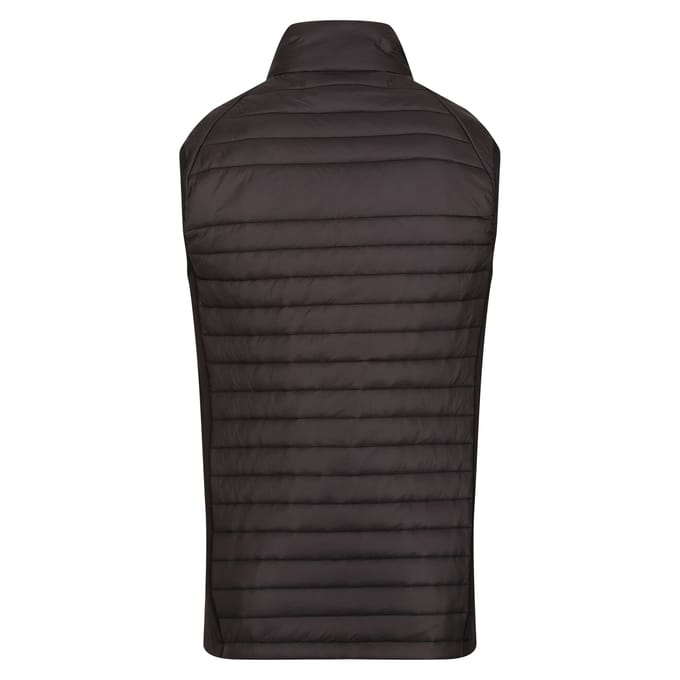 Regatta Professional Heren Gewatteerd Hybride Gilet (Zwart/Seal Grijs)