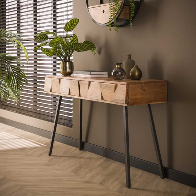 Hoyz - Kaptafel Demn - Massief Acaciahout - 120cm