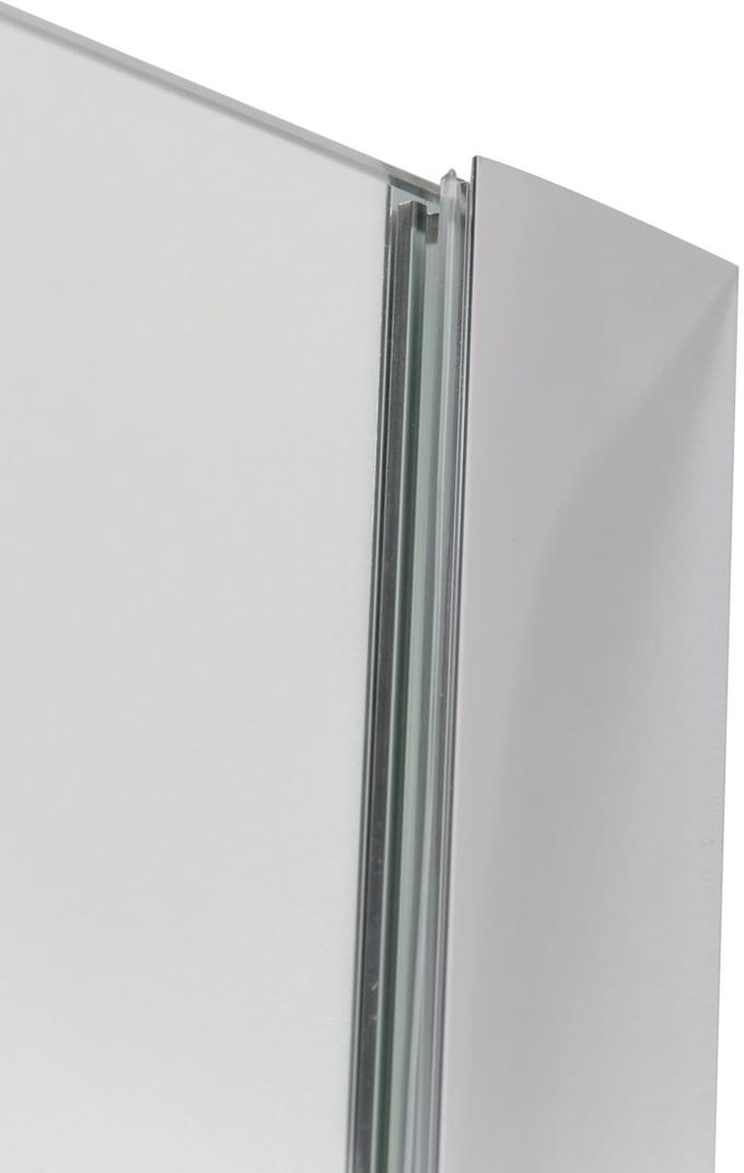 Linea Uno Muurprofiel - Gepolijst Aluminium - 200 cm