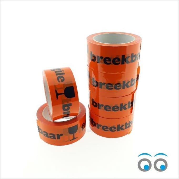 2 rol Breekbaar Tape - 50 mm x 66 meter