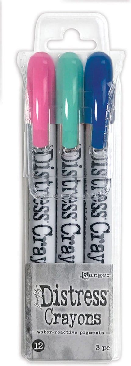 Ranger Distress Pastels - Set nr.12 - Roze/Turkoois/Blauw - 3 kleuren