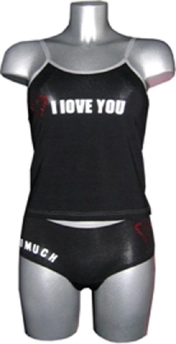 Slip en top I love you- maat M