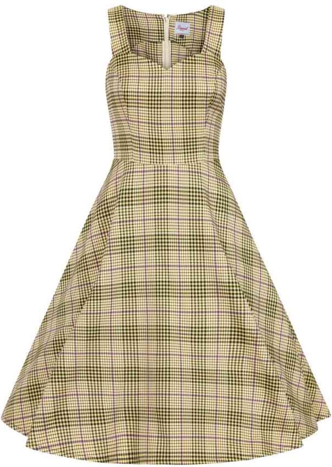 Dancing Days - PICNIC Flare jurk - 2XL - Oranje