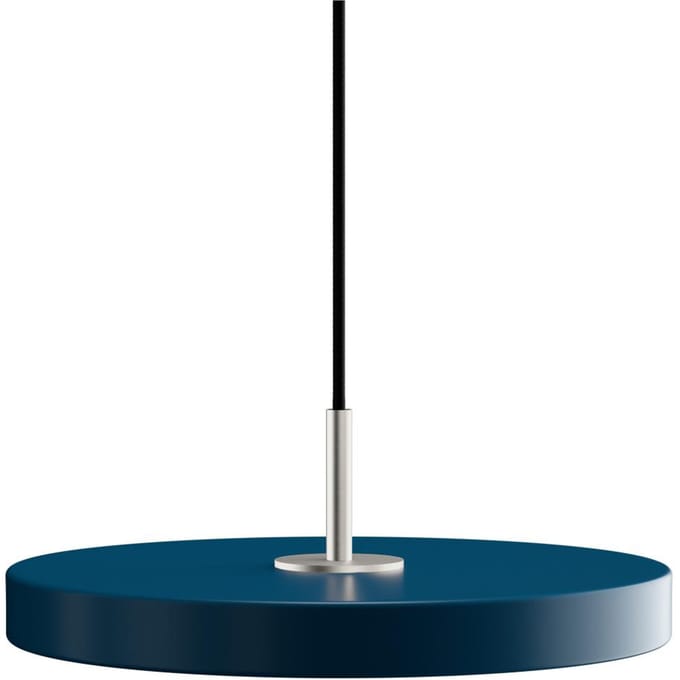 UMAGE LED hanglamp Asteria Mini, petrol/messing, Ø 31 cm