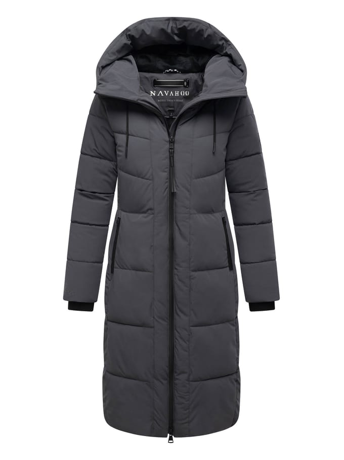 Navahoo dames wintermantel SCHOKOKUSS – elegant, warm & functioneel