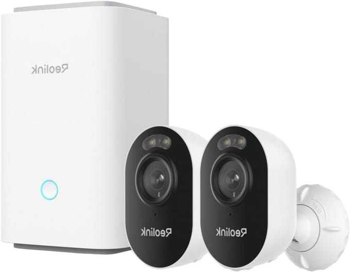 Bewakingscamera Set - Buiten Camera's - Huis Beveiligen - Kleur Nachtzicht - 2K Resolutie - Wit