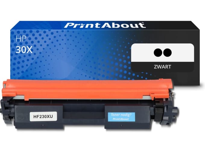 PrintAbout huismerk Toner 30X (CF230X) Zwart Multipack Geschikt voor HP