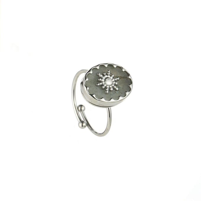 Jomide Ring Happy Sun Taupe - Goudkleurig