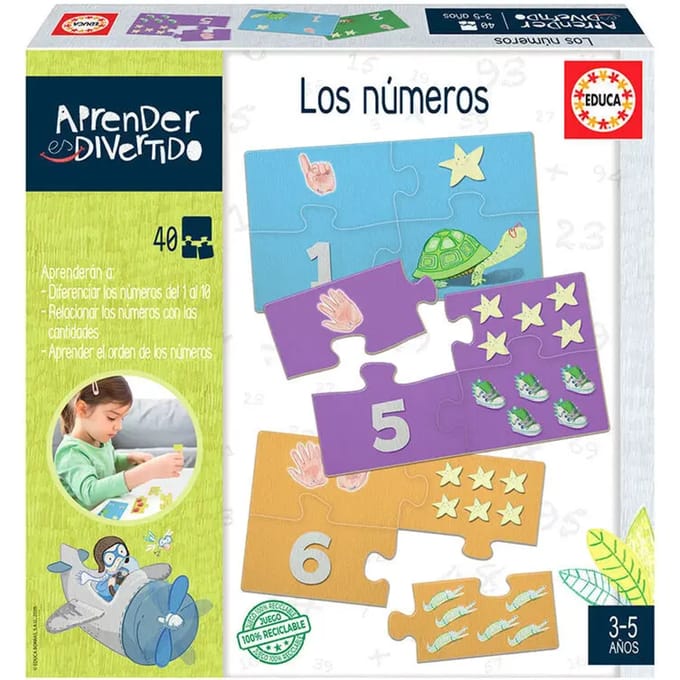 Educatieve spelletjes Educa Borras The Numbers