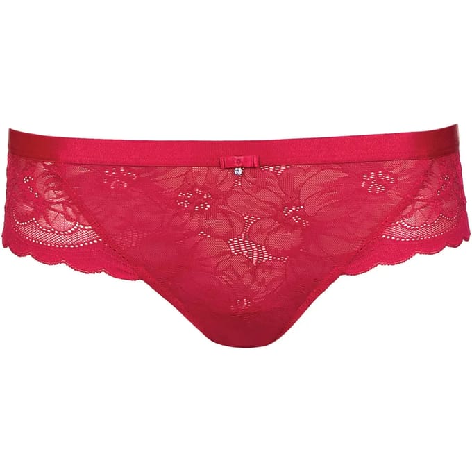 Rode kanten slip Lisca Evelyn - Rood - Maat - 42