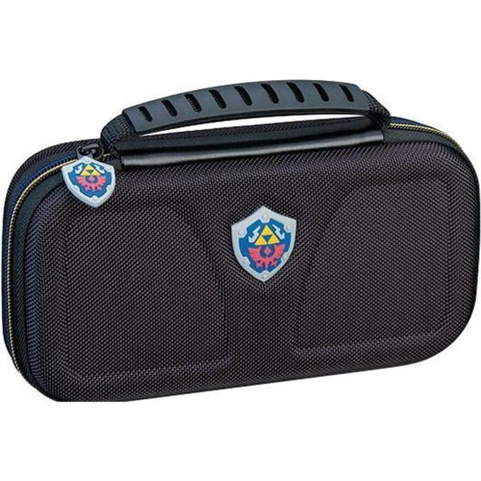 BigBen Interactive Switch Lite Traveler Deluxe Case - The Legend of Zelda Hylian Shield - Miscellaneous Bag - Nintendo Switch Lite