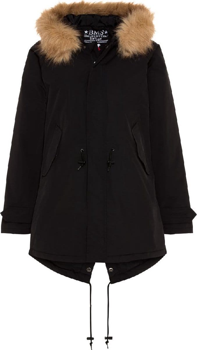 BMS HC Coat Taslan/Sorona Zwart