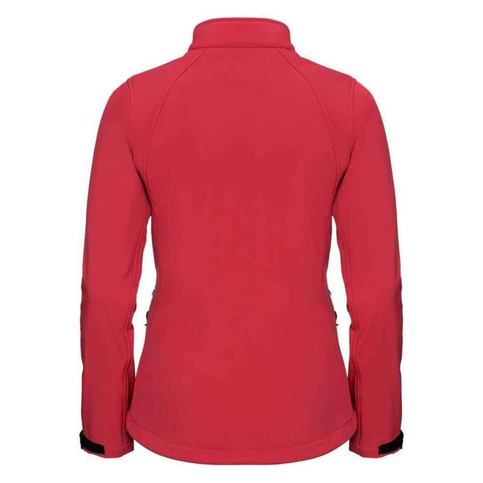 Russell Dames/Dames 3 Layer Soft Shell Jas (Klassiek rood)