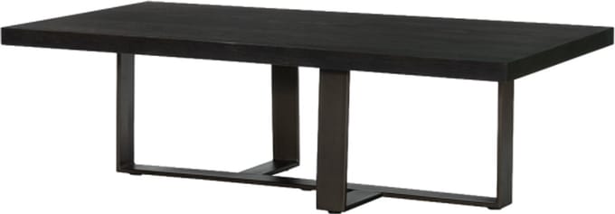 Tower Living Mincio Salontafel eiken 130x70 cm - Espresso Bruin