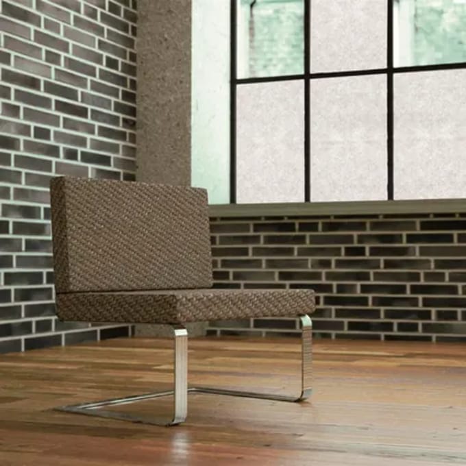 Transform Statische Raamfolie - Vezelstructuur Transparant - 67,5 X 150 Cm