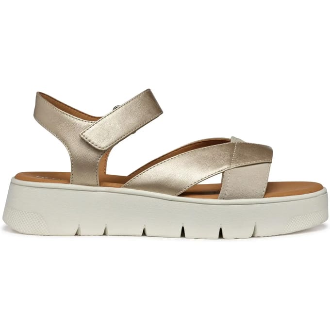 Geox Dandra 40 Sandalen Goud EU 36 Vrouw