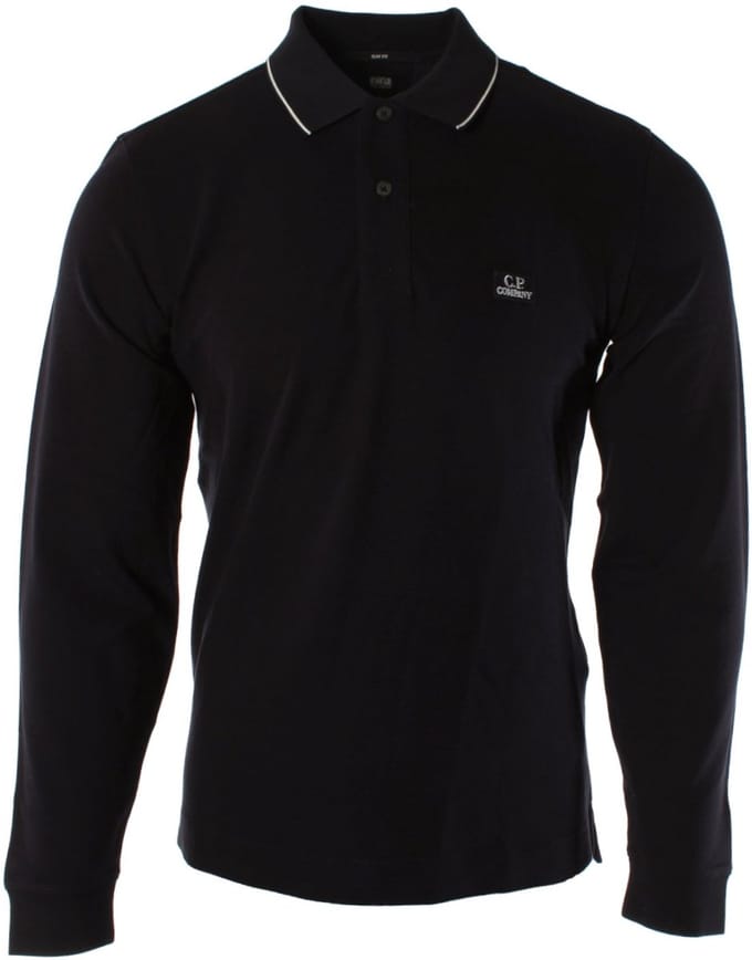 C.P. Company long sleeve polo maat M