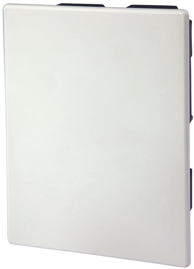 Flamco Afdekking v. regelbox m. kop binnen kunststof wit, F11834