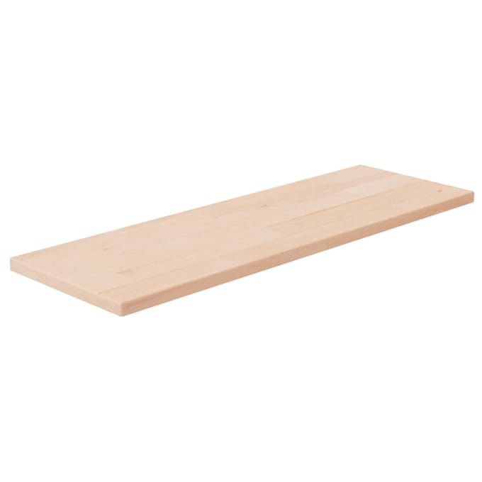 vidaXL - Plank - 60x20x1,5 - cm - onbehandeld - massief - eikenhout