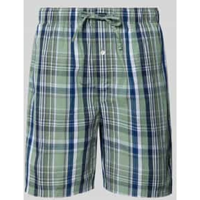 regular fit korte pyjamabroek met logopatch